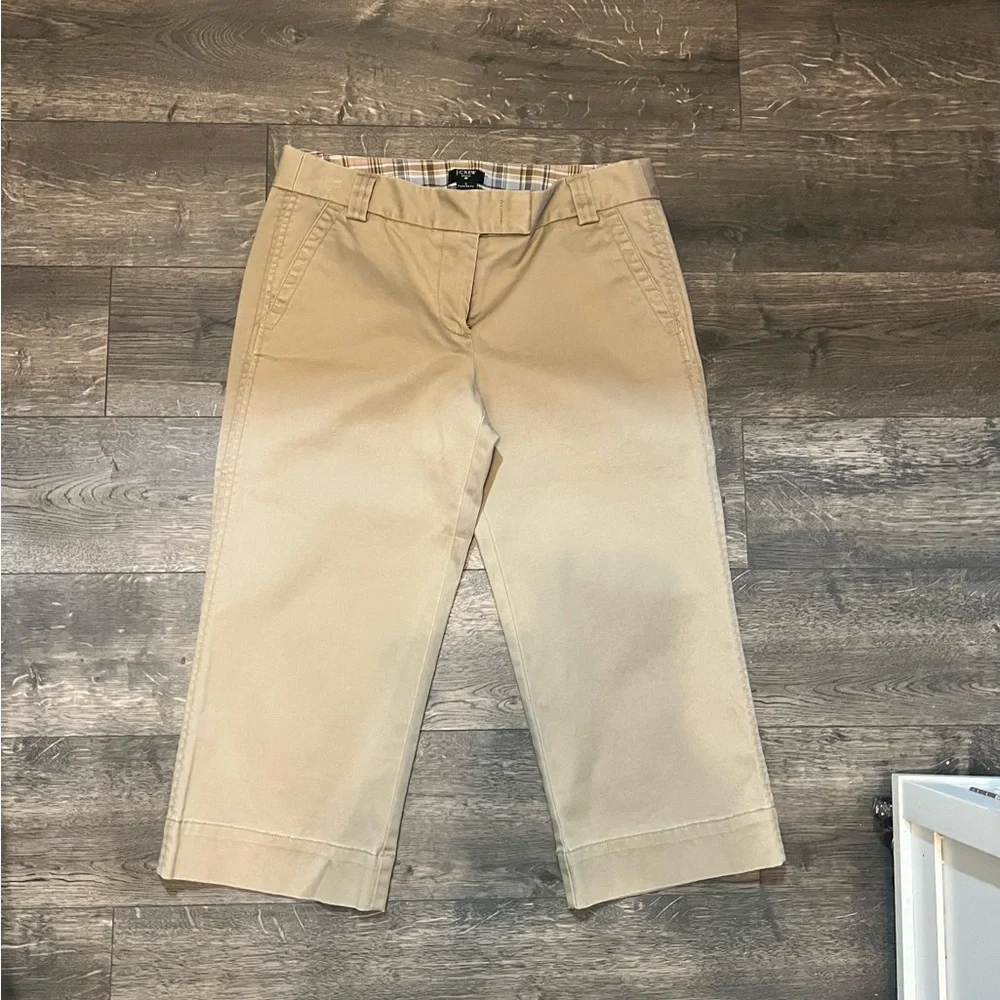 J. Crew Stretch Favorite Fit Capris‎ SZ 6